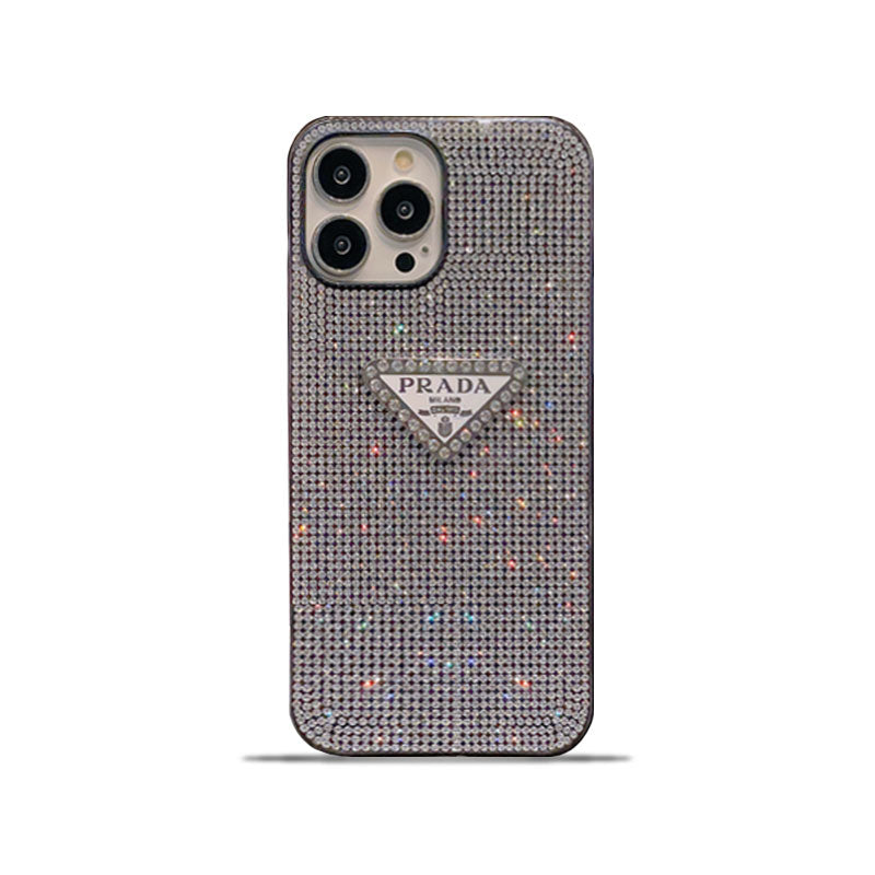 Prada iPhone Case With Diamond White-QD240513