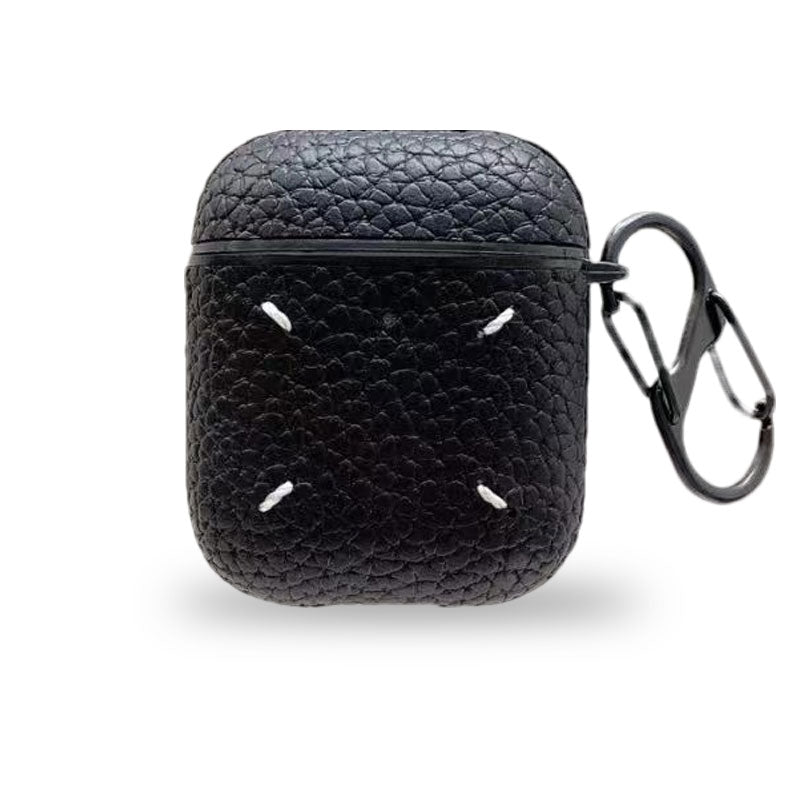 MM Leather AirPods Case Black