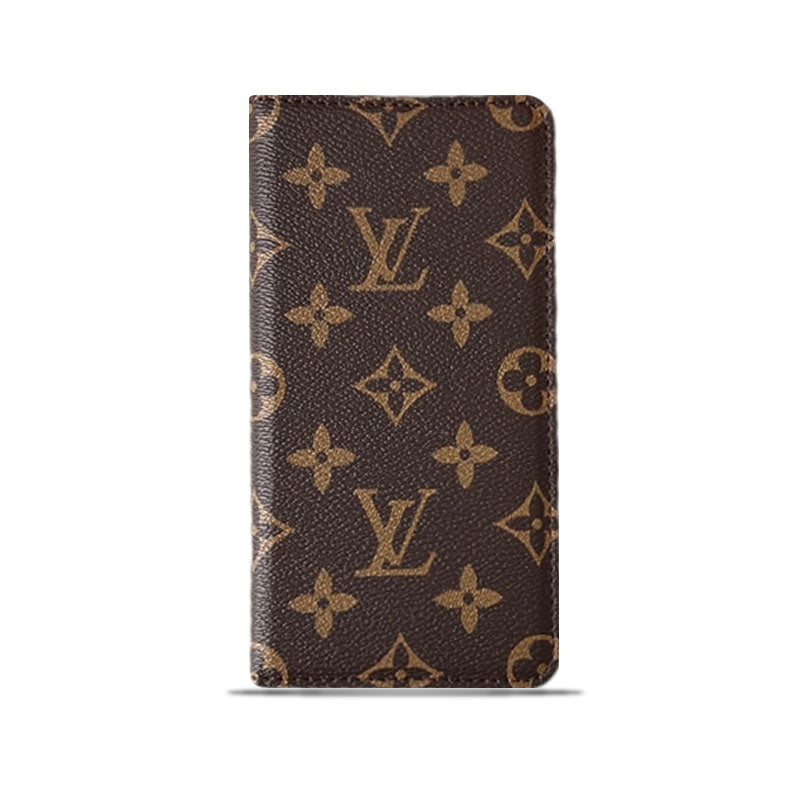 Leather Monogram iPhone Case With Wallet  And Card Holder-PTK241608