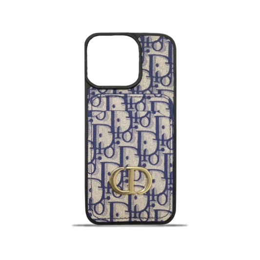 CD iPhone Case With Card Holder Blue -LB240513