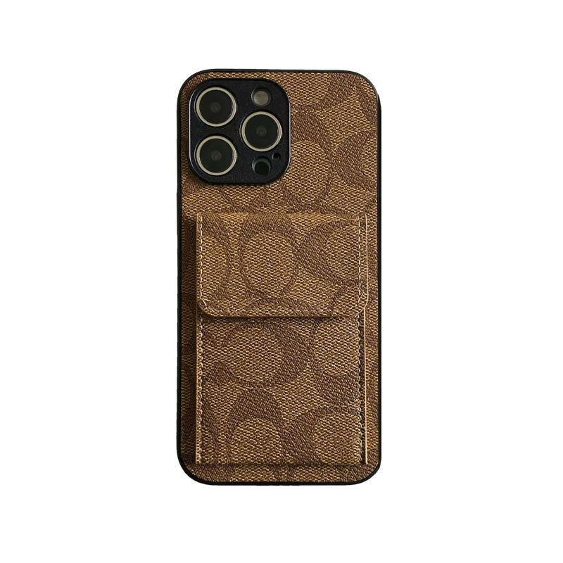 Coach iPhone Case With  Wallet Black-HP240513