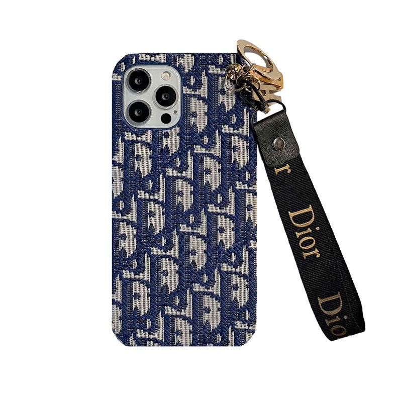 CD iPhone Case With Strap Blue-GS240315 – LuxCaseWorld