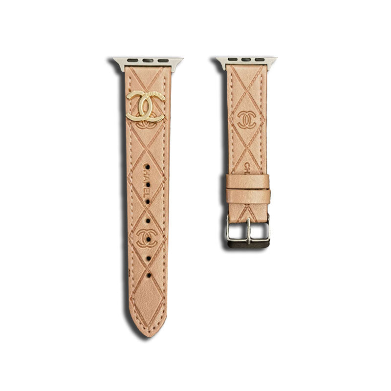 Luxury CC  Apple Watch Band Coffee-YHK2405059