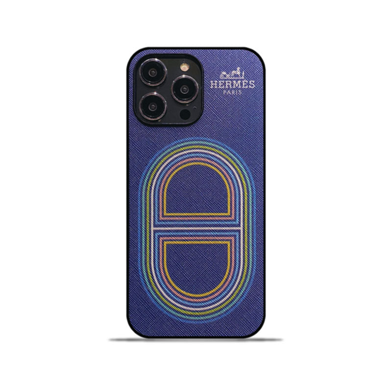 Hermes Rainbow iPhone Case Blue-CHK2414321437