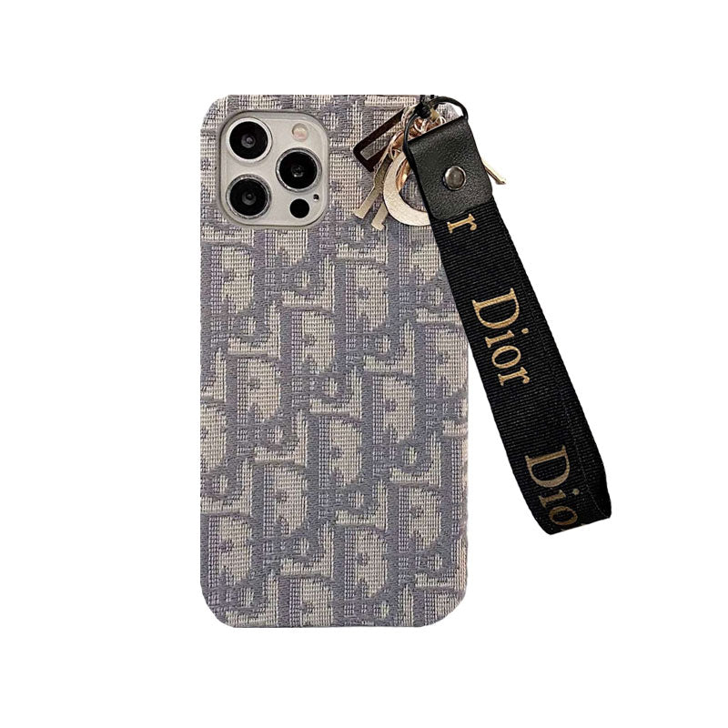 CD iPhone Case With Strap Blue-GS240315