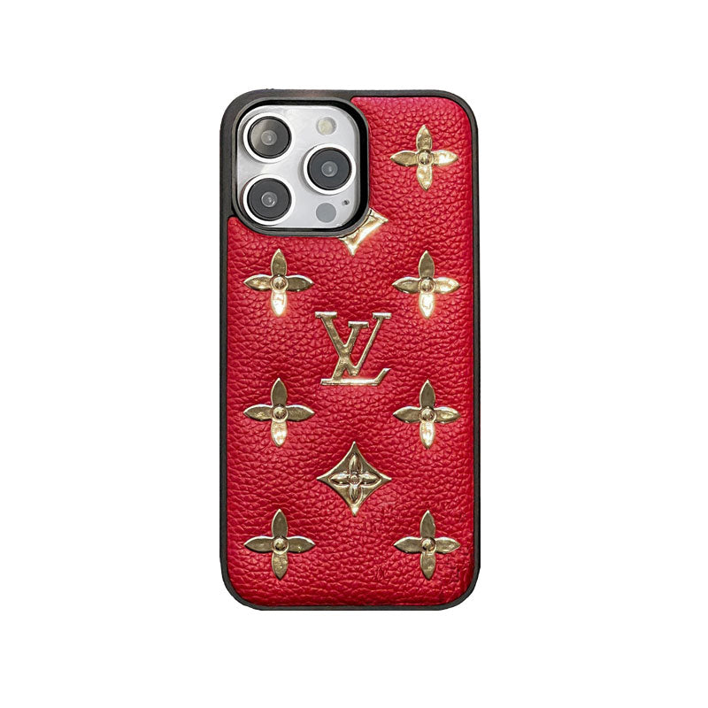 Monogram iPhone Case Red-FGS231224