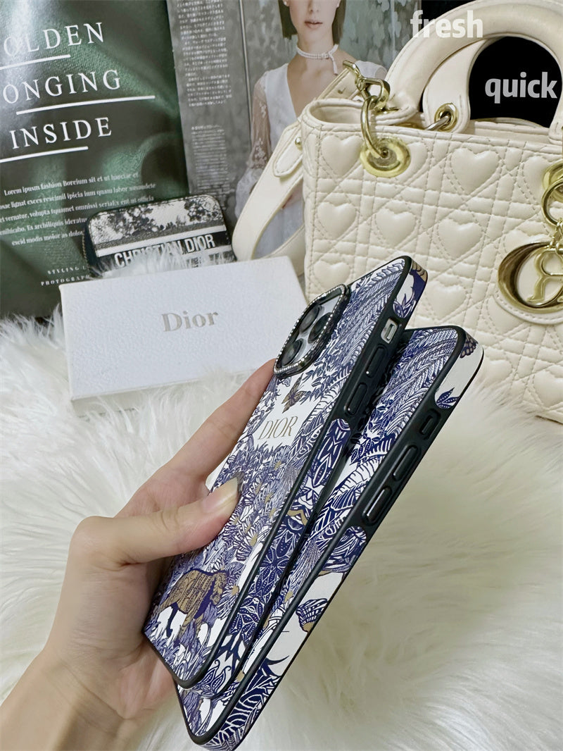 Blue CD iPhone Case-SL231120