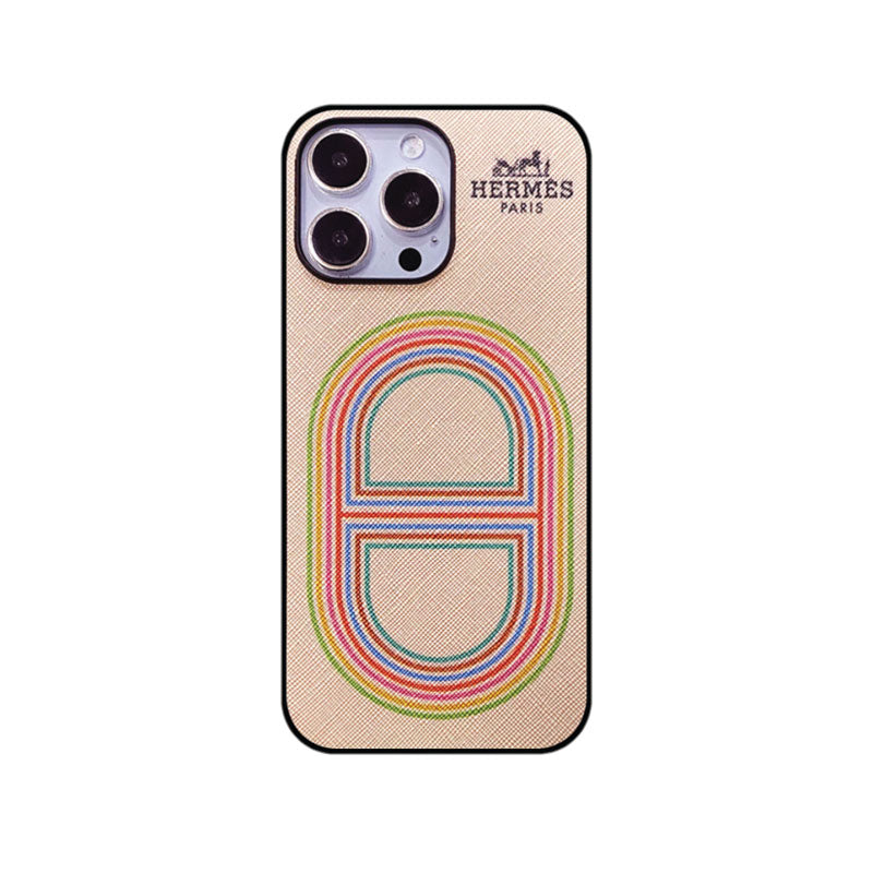 Hermes Rainbow iPhone Case Blue-CHK2414321437