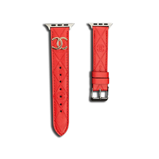 Luxury CC  Apple Watch Band Red-YHK2405059