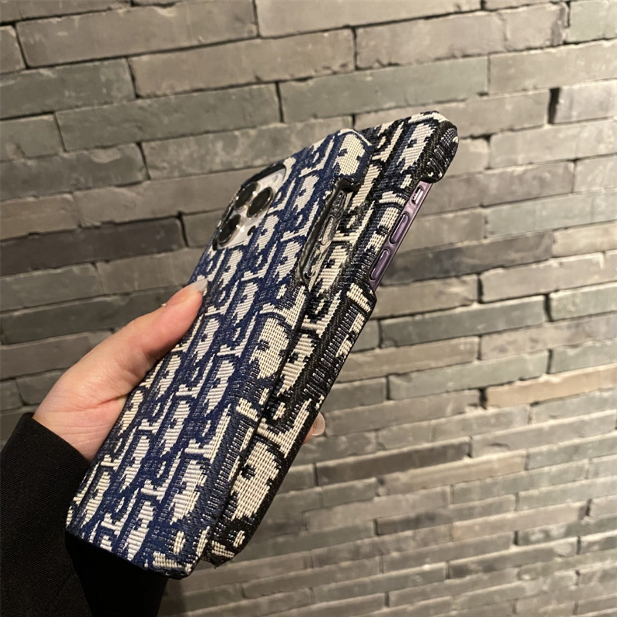 CD iPhone Case Classic Fabric Gray -GDK240315