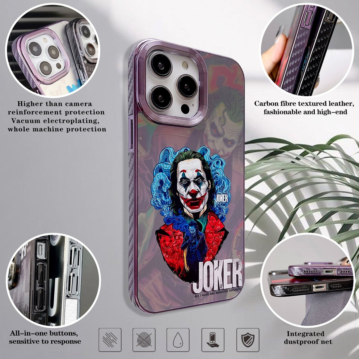 Clown JOKER iPhone case A11  A12