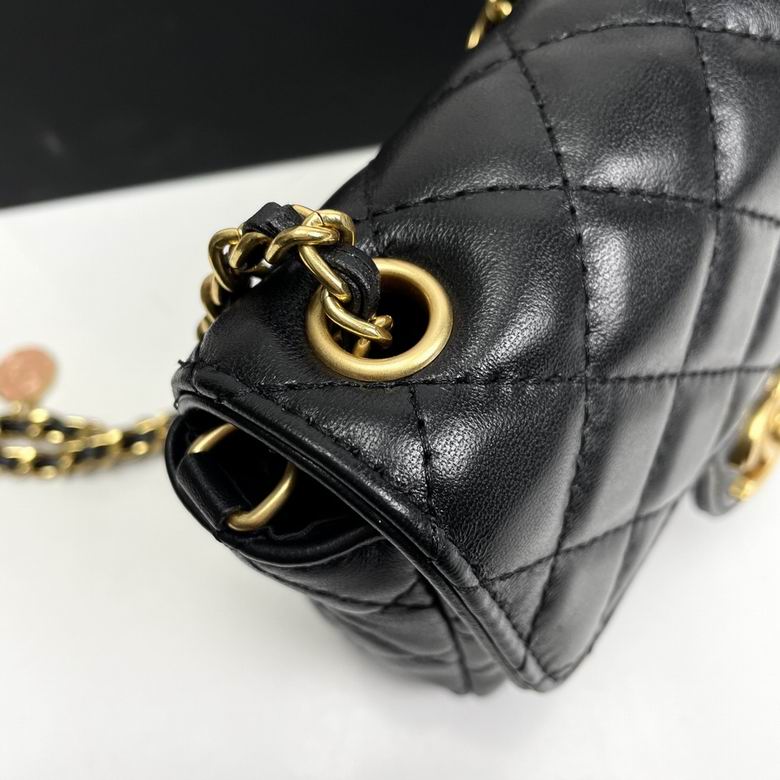 Sweetheart Caviar Mini Flap Bag