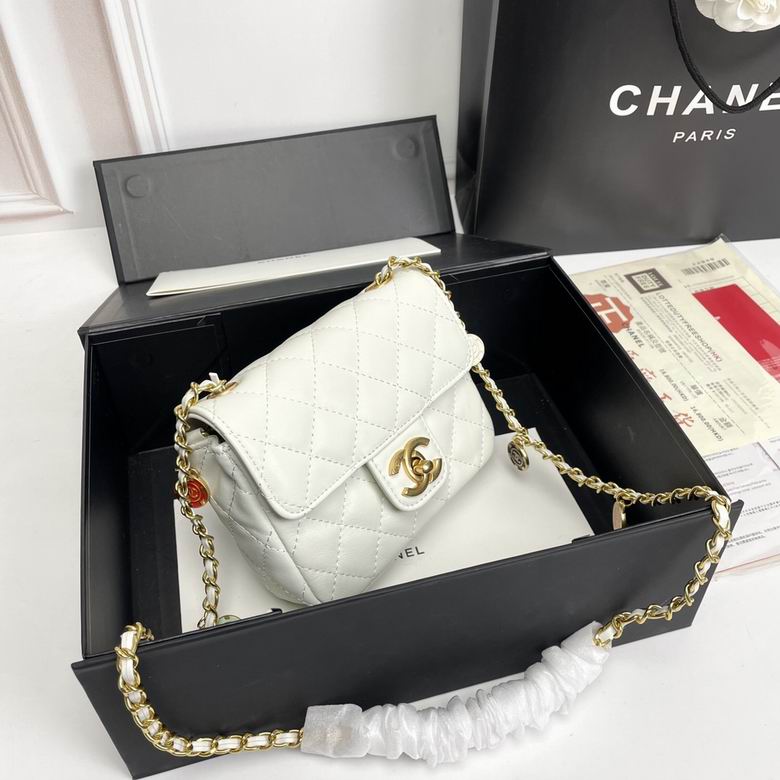 Sweetheart Caviar Mini Flap Bag