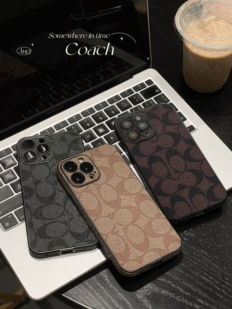 Coach iPhone Case  Black -QB240402