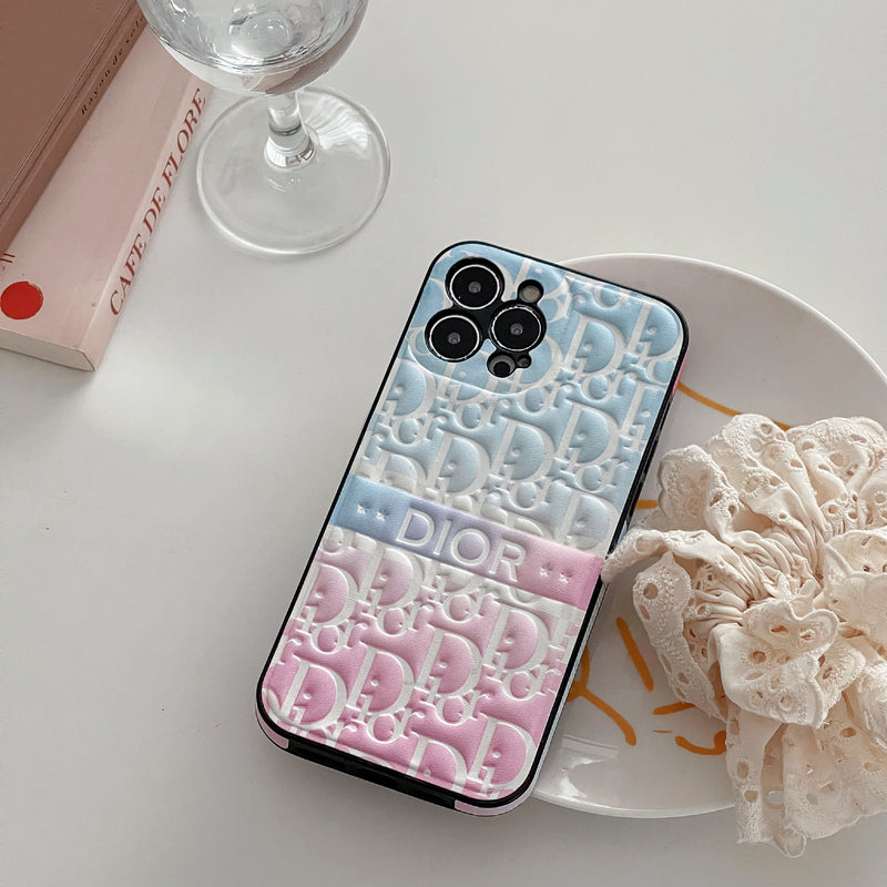 CD iPhone Case Puffer Case Blue-LT241705