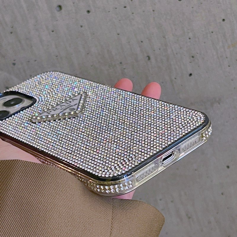 Prada iPhone Case With  Diamond White-QD240513