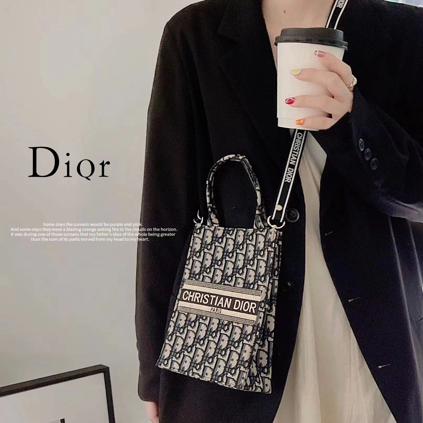 Classic Tote Bag With Crossbody Strap