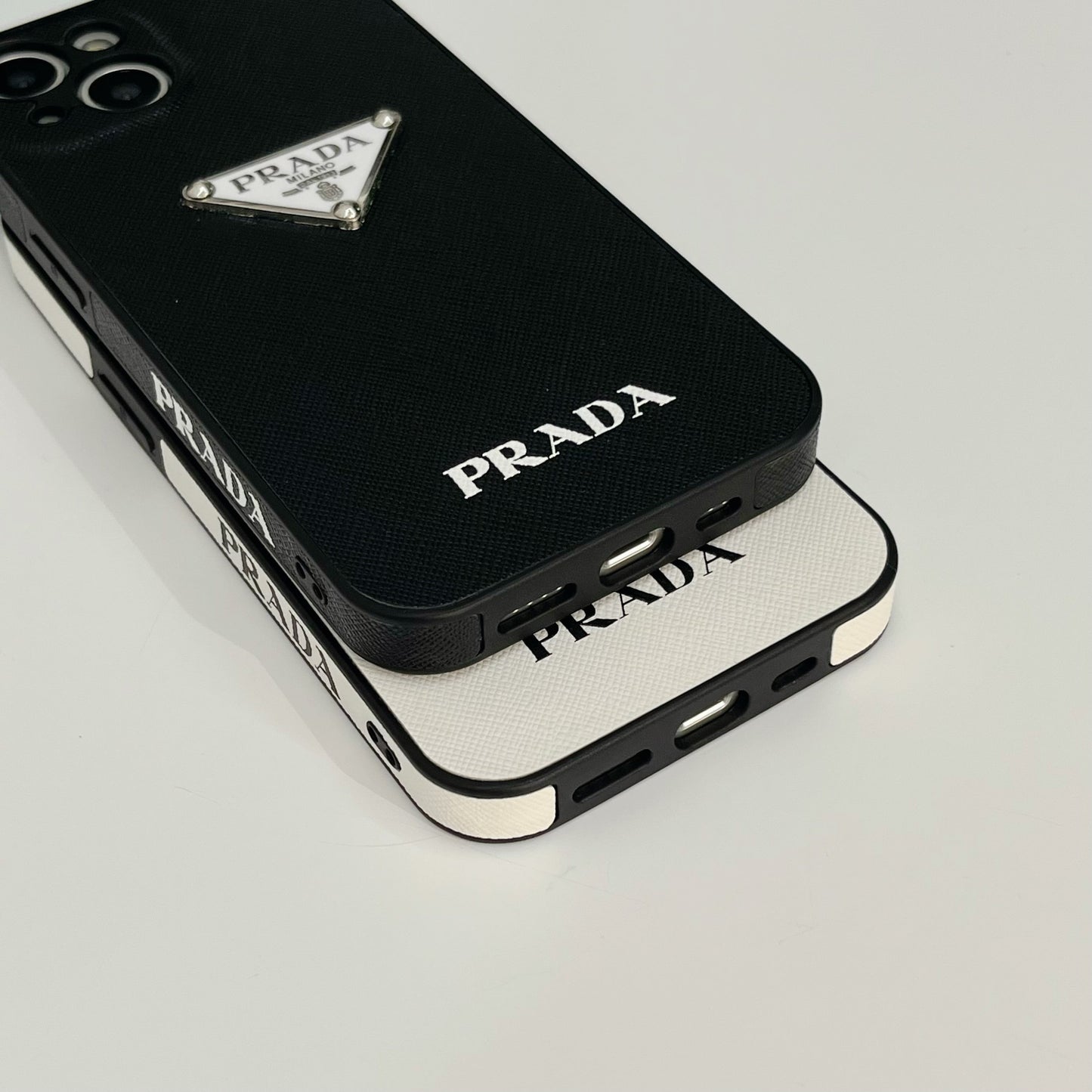 Prada iPhone Case Black-QBP240403