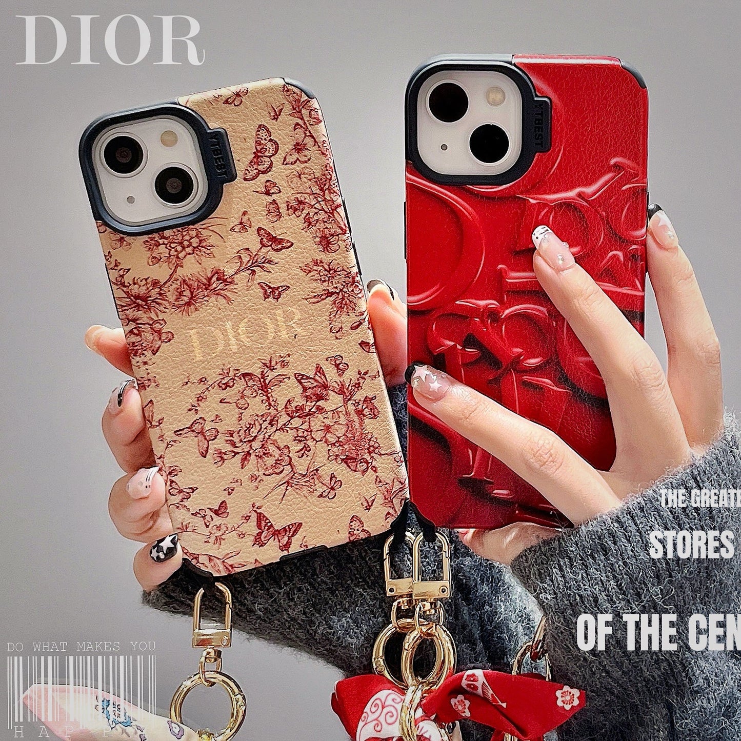 CD iPhone Case With Strap Red-TPS240201