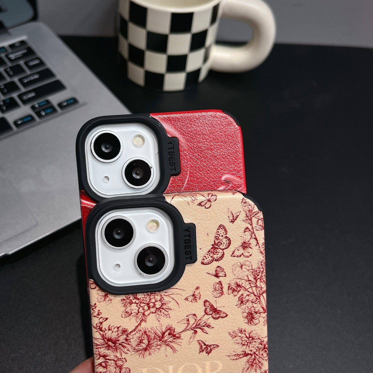 CD iPhone Case With Strap Red-TPS240201