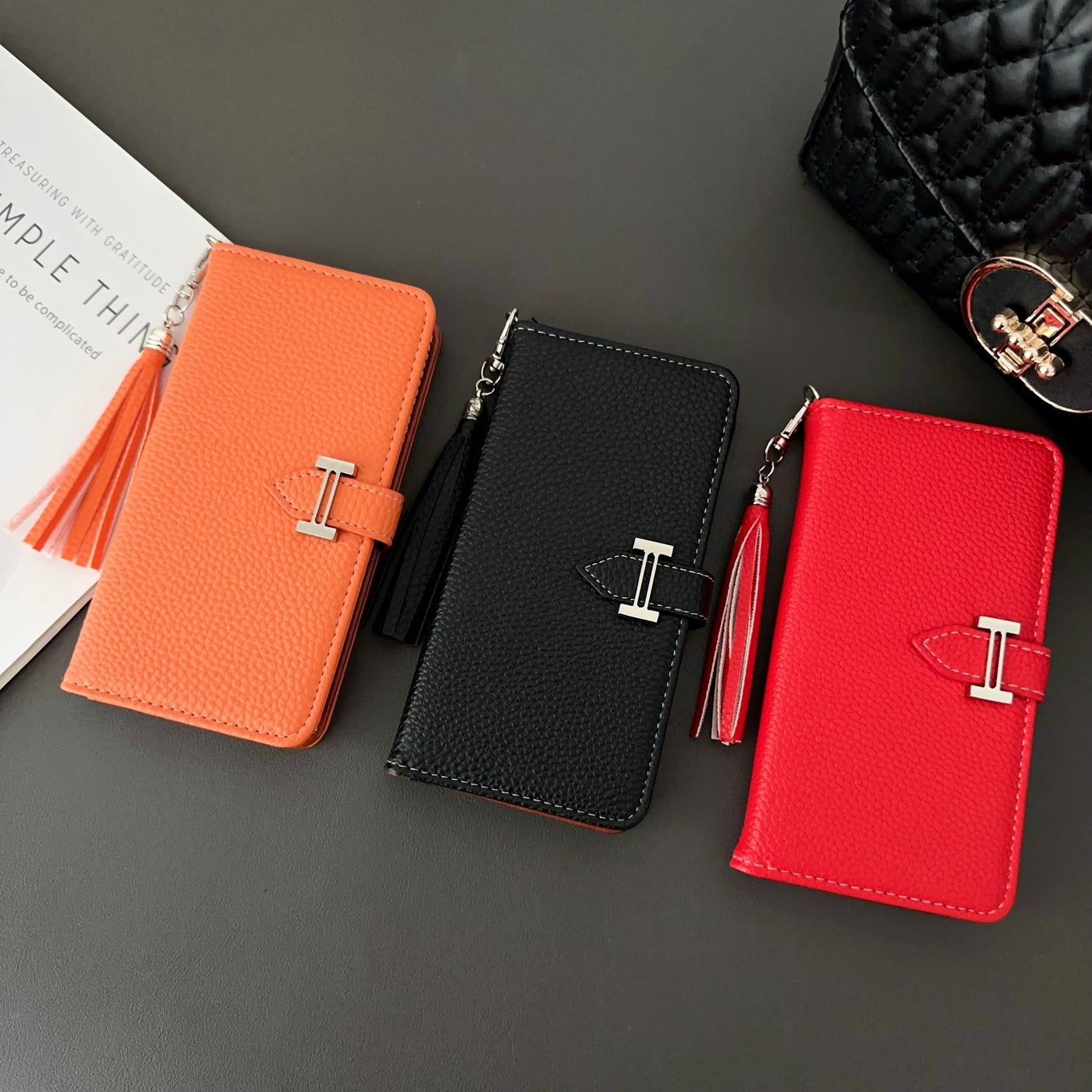 Hermes Holster iPhone Case Orange-PTK240603