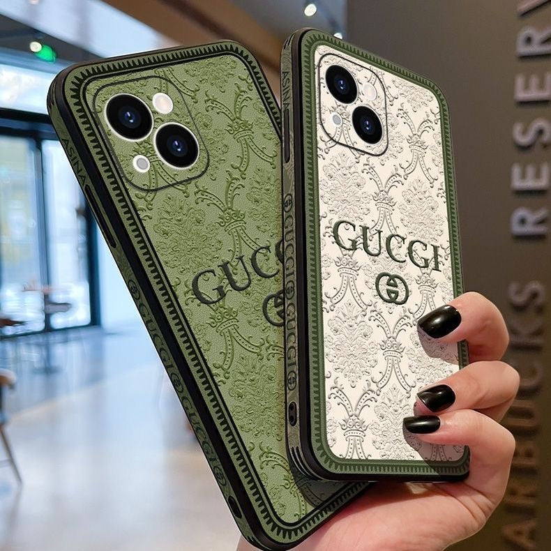 "GUCCI" Leather iPhone Case