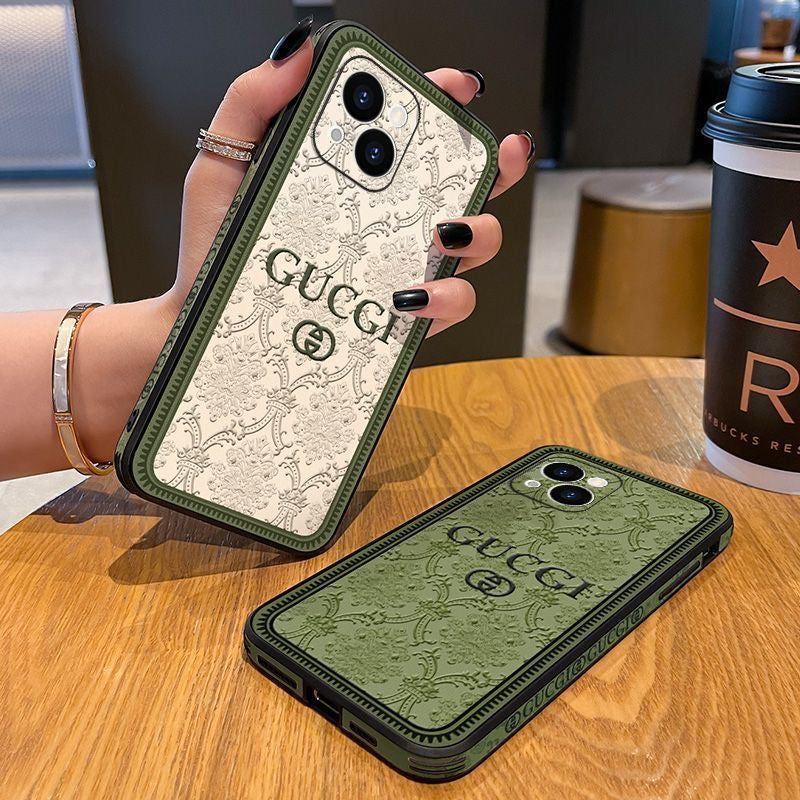 "GUCCI" Leather iPhone Case