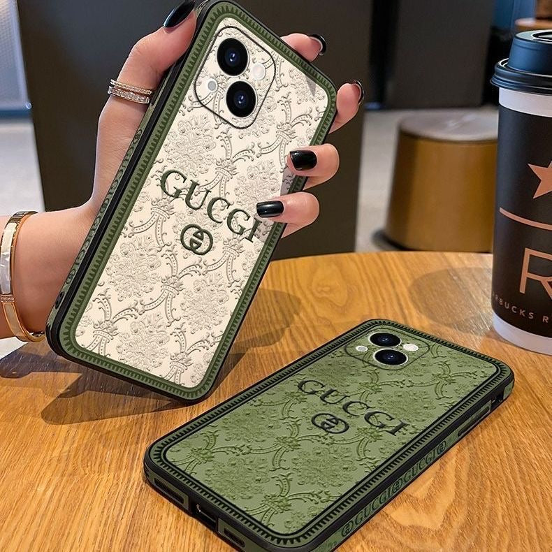 "GUCCI" Leather iPhone Case