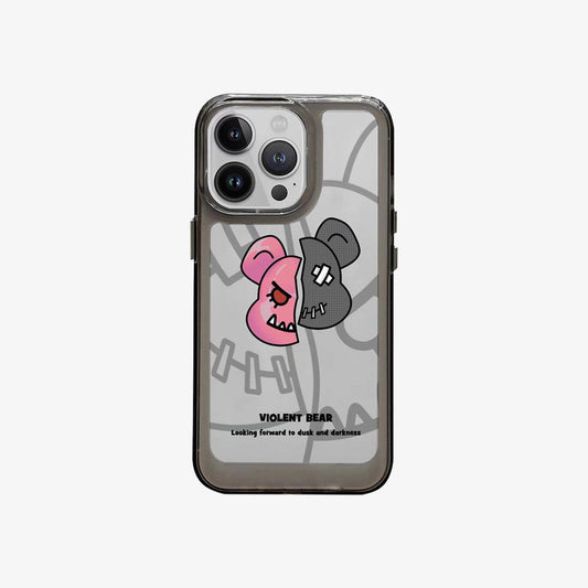 Transparent Phone Case | Violent Bear Pink