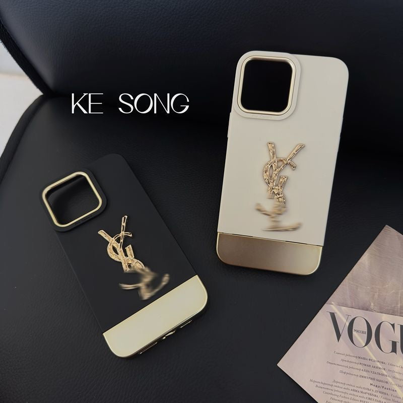 Luxury YSL iPhone Case (Color 1/2 With Crystal bracelet)