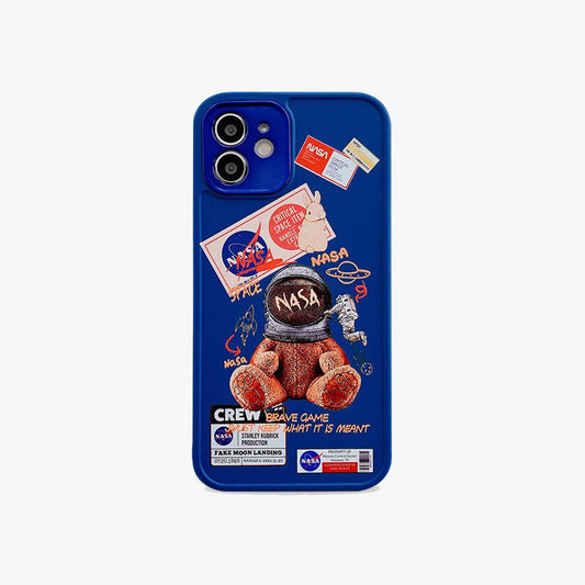 Limited Phone Case | Blue Astronaut Bear