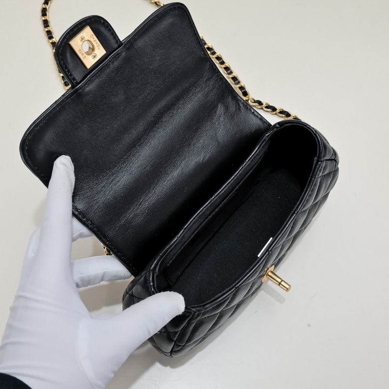 Lambskin Bag with Top Handle