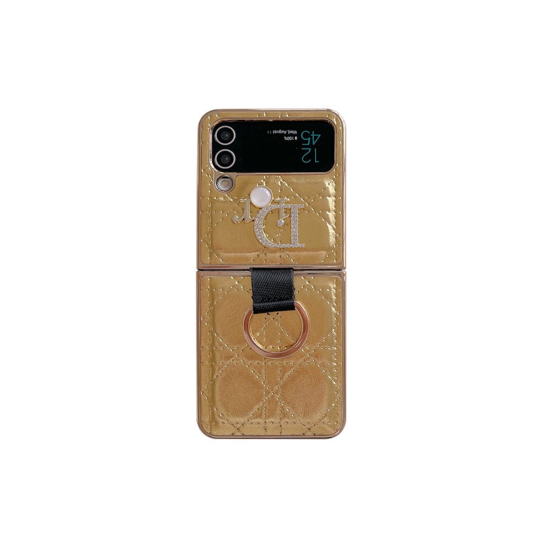 Dior Z Flip/Z Fold Phone Case with a Finger Ring | Samsung Cover