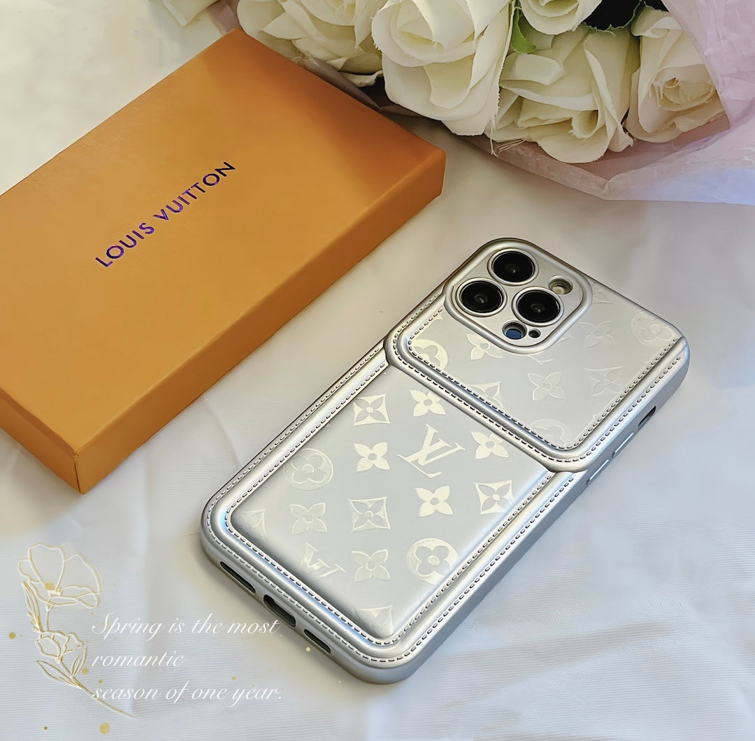 Silver  Monogram iPhone Case -Big printing-SYH231201