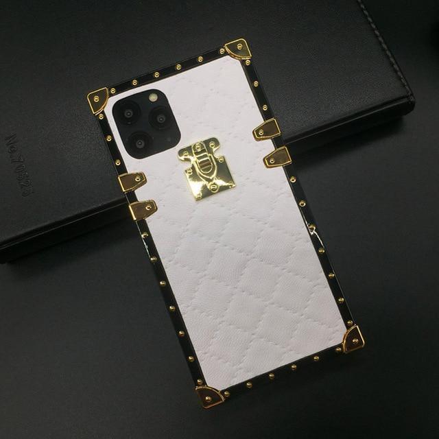 Samsung Case "White Leather"