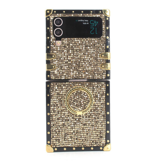 Samsung Galaxy Z Flip6/5/4/3 5G Square Case "Pyrite Ring"