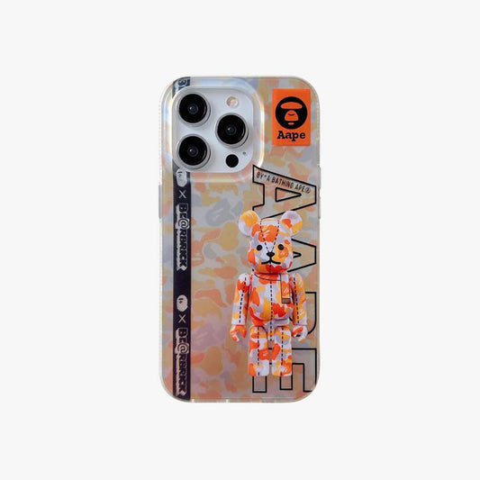 Limited Phone Case | APE x Bear Phone Case Orange