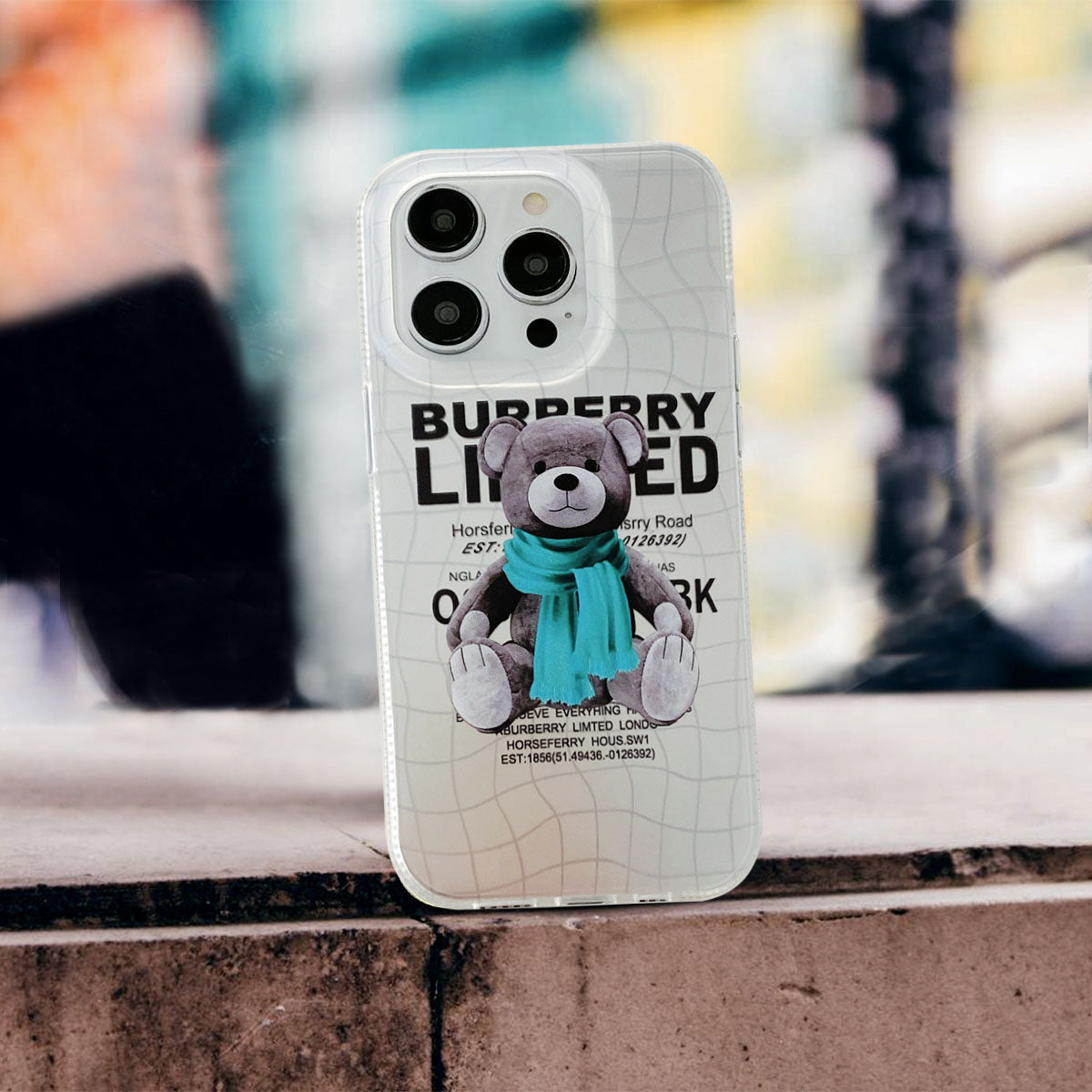 Reflective Phone Case | Blue Bear