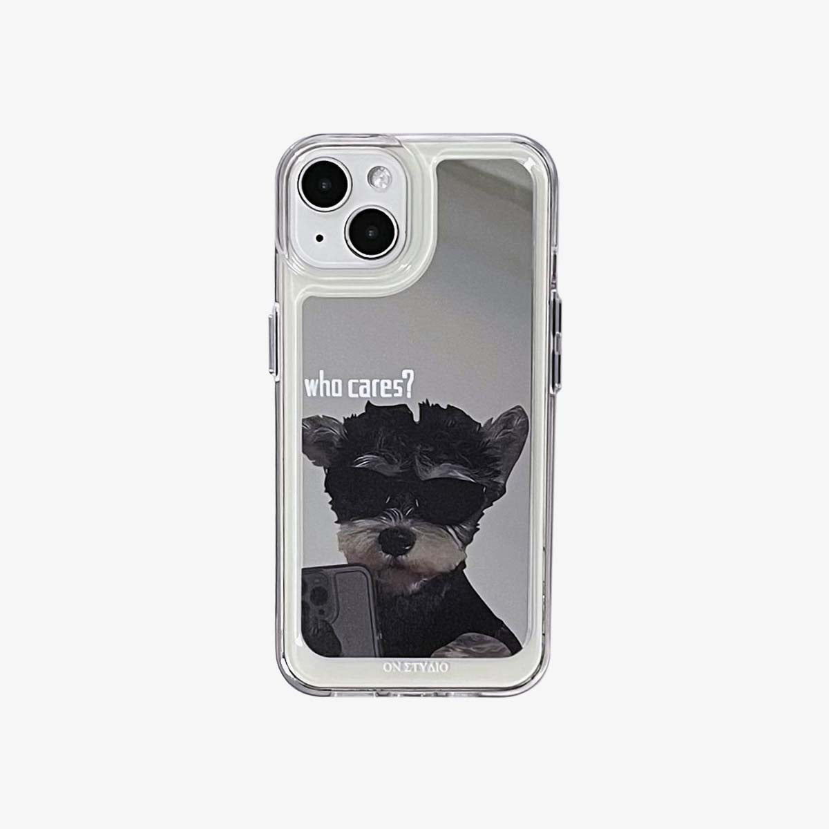 Mirror iPhone Case | Couple Dogs I Am Fine (Buy 2 and get 50% off one)