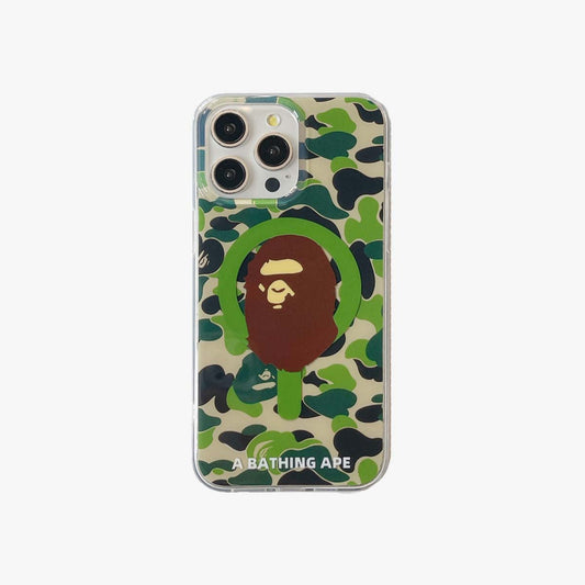 Magsafe Phone Case | APE Green Camo (Optional Magnetic Holder)