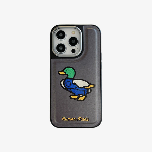 Leather Phone Case | HM Duck in jeans