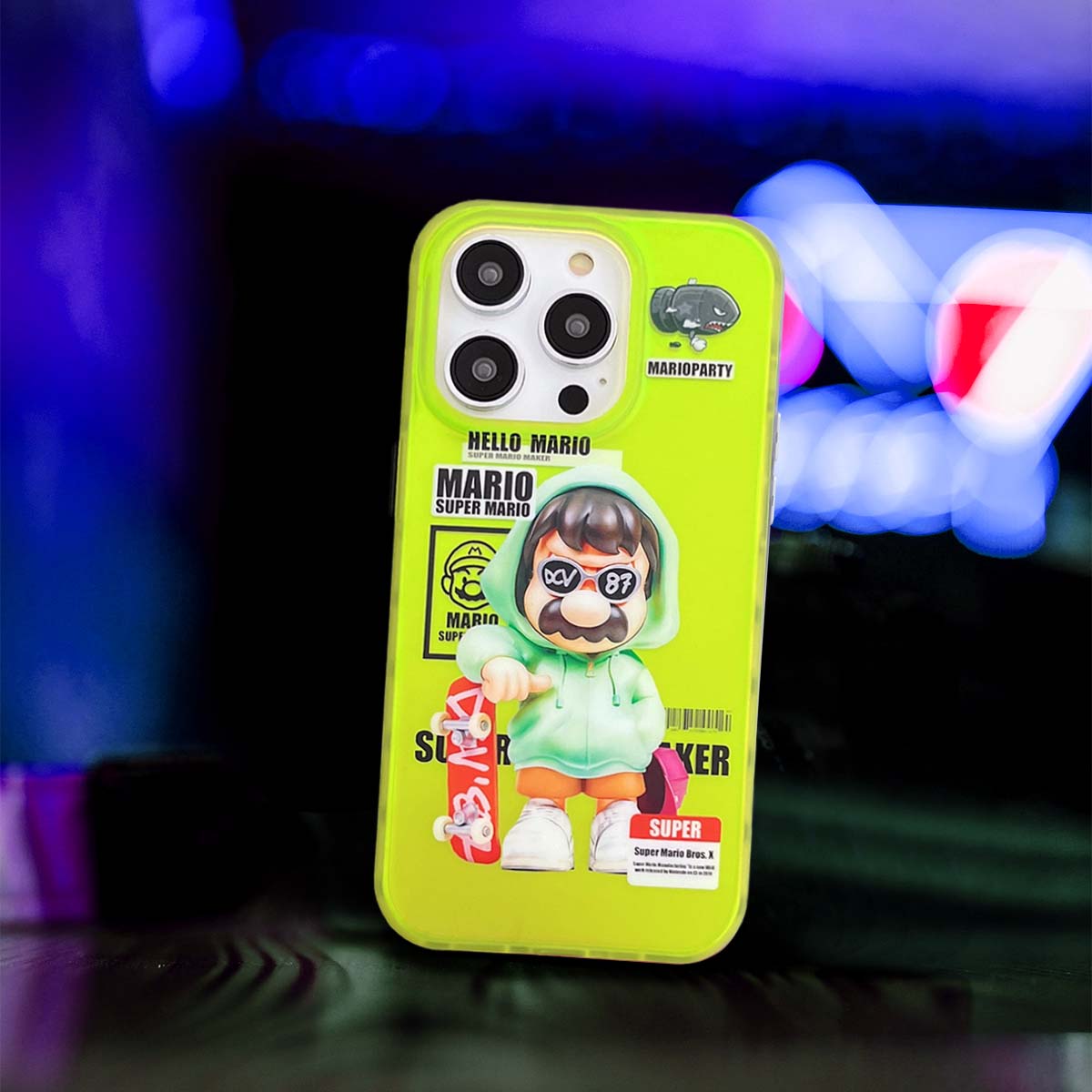 Limited Phone Case | Mario Playing Skateboard