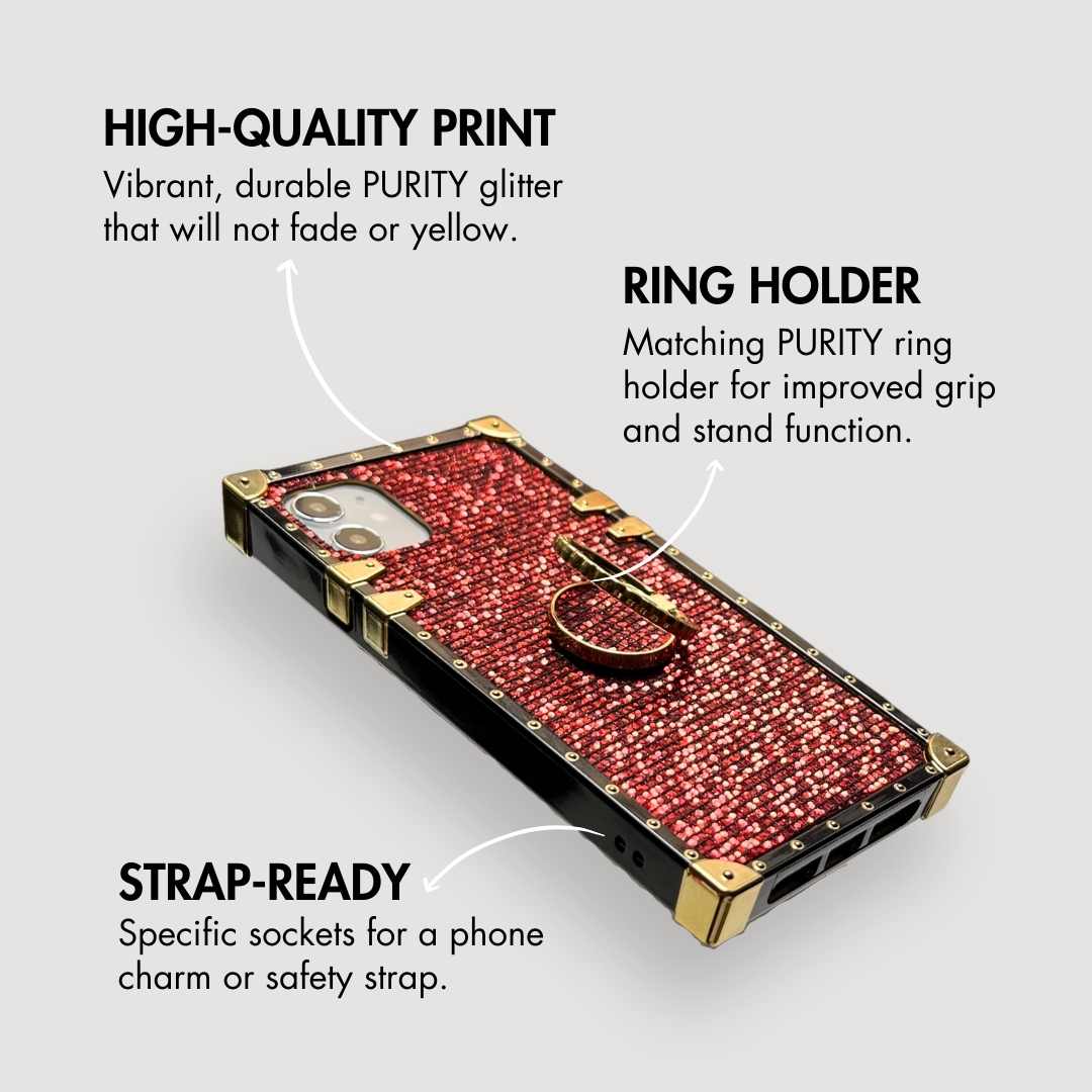 Samsung Case with Ring "Ruby"